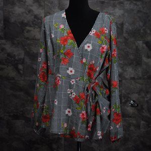 City Chic missy plus top XS/14 blouse